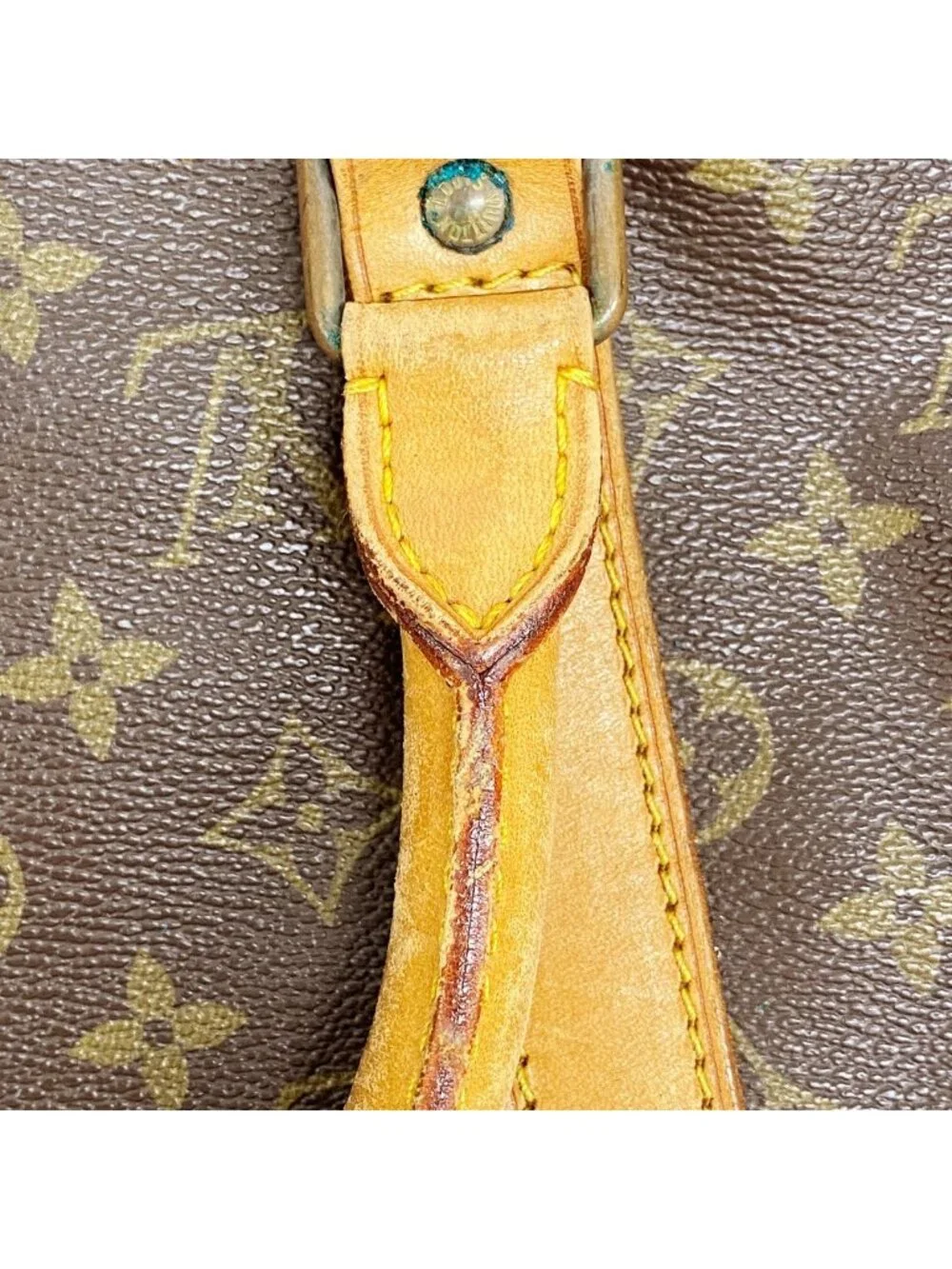 Louis Vuitton Boston Bag Monogram Keepall 50 Brown